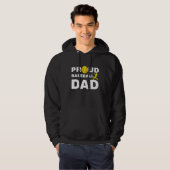 Stolzer Baseball-Vater Hoodie (Vorne ganz)