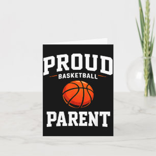 Stolzer Basketball-Elternteil lustige Mutter Vater Karte