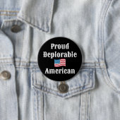 Stolzer bedauernswerter Amerikaner Button (Beispiel)
