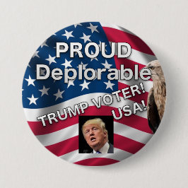 STOLZER BEDAUERNSWERTER TRUMPF-WÄHLER-KNOPF BUTTON