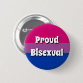 Stolzer bisexueller Flaggen-Knopf Button (Vorne & Hinten)