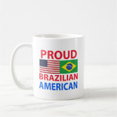 Stolzer brasilianischer Amerikaner Kaffeetasse (Links)