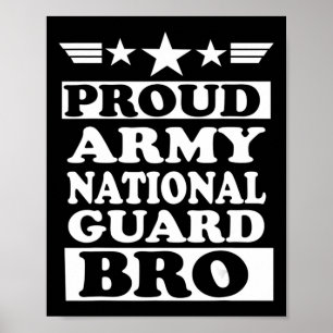 Stolzer Bruder der Army National Guard National Me Poster