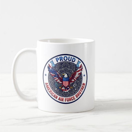Stolzer Bruder der US Air Force Kaffeetasse (Links)