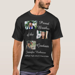 Stolzer Bruder des Absolventen Benutzerdefinierte  T-Shirt