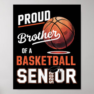 Stolzer Bruder eines 2025 Senior-Absolventen Baske Poster