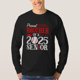 Stolzer Bruder eines 2025 Senior Baseball Absolven T-Shirt