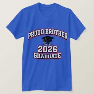 Stolzer Bruder eines 2026er Absolventen in Varsity T-Shirt