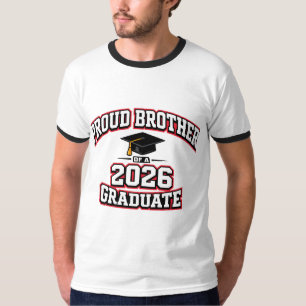 Stolzer Bruder eines 2026er Absolventen in Varsity T-Shirt