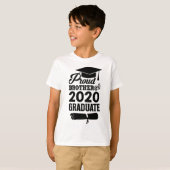 stolzer Bruder eines Absolventen 2020 T-Shirt (Vorne ganz)