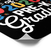 Stolzer Bruder eines CL 2026 Pre-K-Absolventen Abs Poster (Ecke)