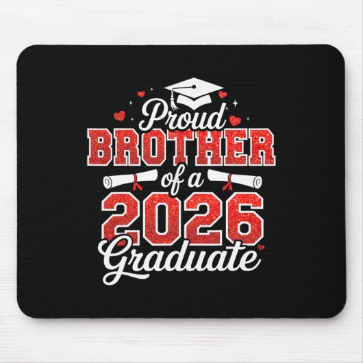Stolzer Bruder eines Cl-Absolventen der Klasse 202 Mousepad (Vorne)