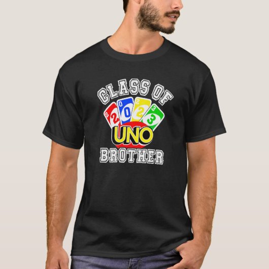 stolzer Bruder eines Führers der Uno-Klasse 2023 T-Shirt (Vorderseite)