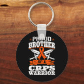 Stolzer Bruder eines Krippenkriegers Rsd Awareness Schlüsselanhänger (Vorderseite)