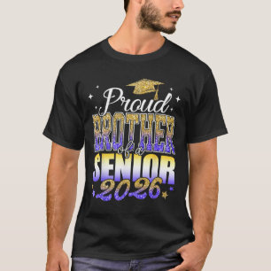 Stolzer Bruder eines Seniors 2026 Abiturient von 2 T-Shirt