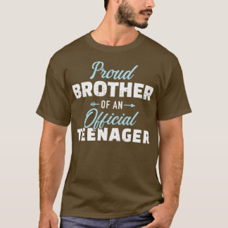 Stolzer Bruder eines Teenagers 13. Geburtstag T-Shirt