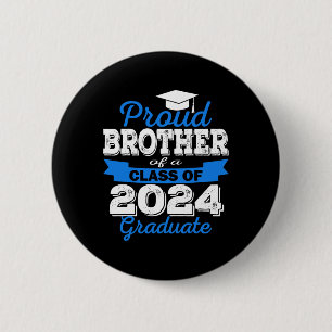stolzer Bruder von 2024 Phantastische Graduate Fam Button