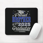 Stolzer Bruder von zwei 2025 Absolventen Zwillings Mousepad (Mit Mouse)