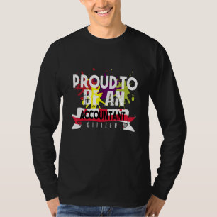 Stolzer Buchhalter Bürger Beruf Karriere Arbeiter T-Shirt