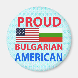 Stolzer bulgarischer Amerikaner Magnet