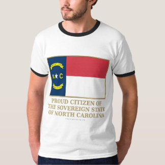 Stolzer Bürger des North Carolina T-Shirt