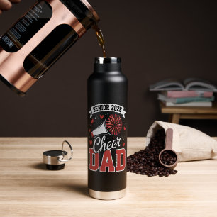 Stolzer Cheer Senior-Vater 2026 Trinkflasche