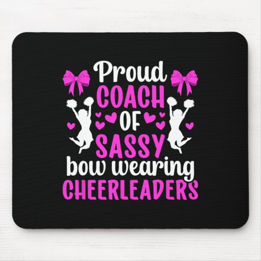 Stolzer Cheerleader-Trainer Cheer Coach Cheerleadi Mousepad (Vorne)