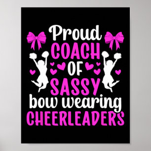 Stolzer Cheerleader-Trainer Cheer Coach Cheerleadi Poster