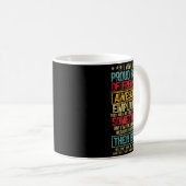 Stolzer Chef Mitarbeiter Anerkennung Retro-Design  Kaffeetasse (VorderseiteRechts)