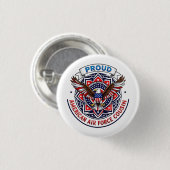 Stolzer Cousin der US-Luftwaffe Button (Vorne & Hinten)