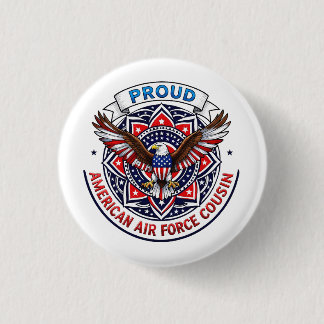 Stolzer Cousin der US-Luftwaffe Button
