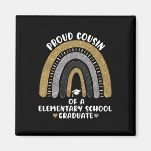 Stolzer Cousin einer Rainb-Grundschule Magnet