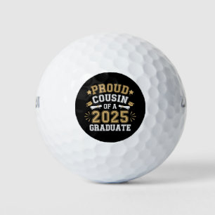 Stolzer Cousin eines 2025-Grad-Abschlusses Golfball