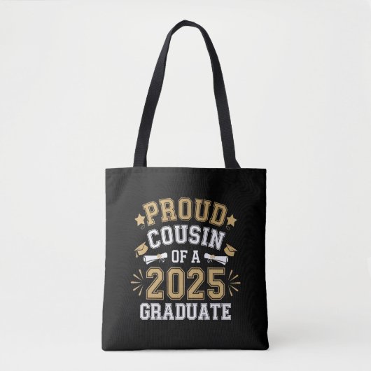 Stolzer Cousin eines 2025-Grad-Abschlusses Tasche (Vorderseite)