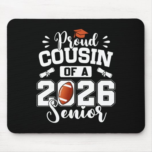 Stolzer Cousin eines 2026er-Absolventen der Footba Mousepad (Vorne)
