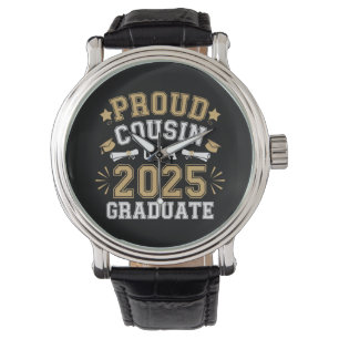 Stolzer Cousin eines Absolventen der Familie 2025  Armbanduhr