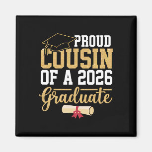 Stolzer Cousin eines Absolventen von 2026 Senior C Magnet