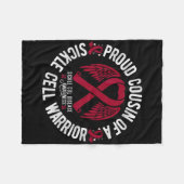 Stolzer Cousin eines Kranken-Zellenkriegers im Vor Fleecedecke (Vorderseite (Horizontal))