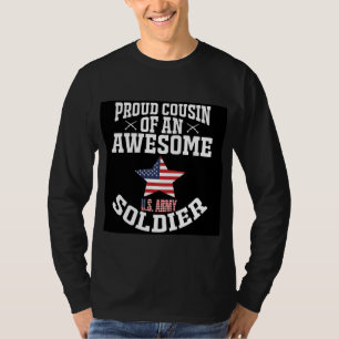 Stolzer Cousin eines Phantastischen US-Soldaten T-Shirt