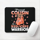 Stolzer Cousin eines Rsd-Crps-Krieger-Bewusstseins Mousepad (Mit Mouse)