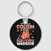Stolzer Cousin eines Rsd-Crps-Krieger-Bewusstseins Schlüsselanhänger (Vorderseite)