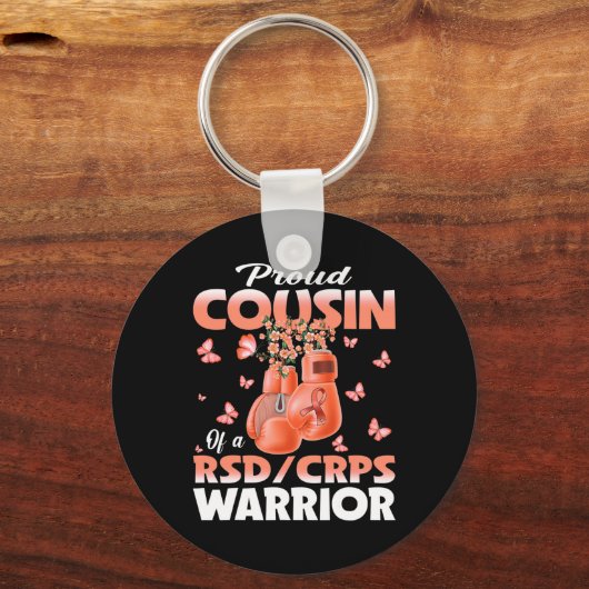Stolzer Cousin eines Rsd-Crps-Krieger-Bewusstseins Schlüsselanhänger (Vorderseite)