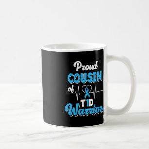 Stolzer Cousin eines T1D-Krieger Diabetes mellitus Kaffeetasse