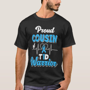 Stolzer Cousin eines T1d-Krieger Diabetes mellitus T-Shirt
