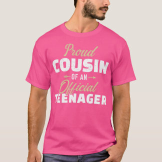 Stolzer Cousin eines Teenagers zum 13. Geburtstag T-Shirt