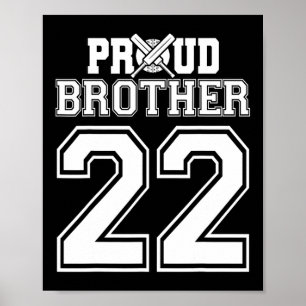 Stolzer Cricket-Bruder Nummer 22  Poster