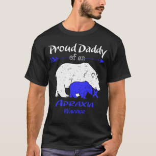 Stolzer Daddy Bär Apraxie-Bewusstsein T-Shirt