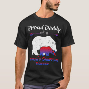 Stolzer Daddy Bear Noonan-Syndrom-Bewusstsein T-Shirt