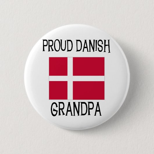 Stolzer dänischer Großvater Button (Vorderseite)