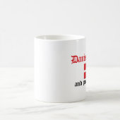 Stolzer dänischer Papa Kaffeetasse (Mittel)